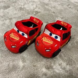 Disney Lightning McQueen Red Slippers size 5/6 toddler